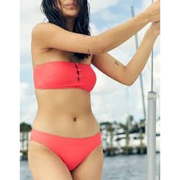 AERIE Two Piece Bandeau Bikini Set - Picture 1 of 5